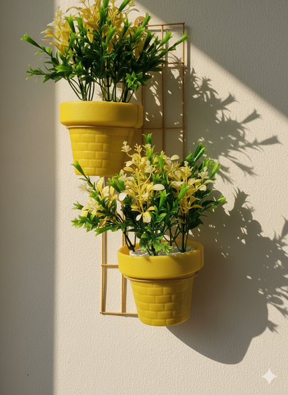 Modern Colorful Flower Wall Stands