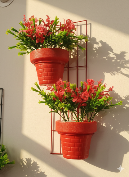 Modern Colorful Flower Wall Stands